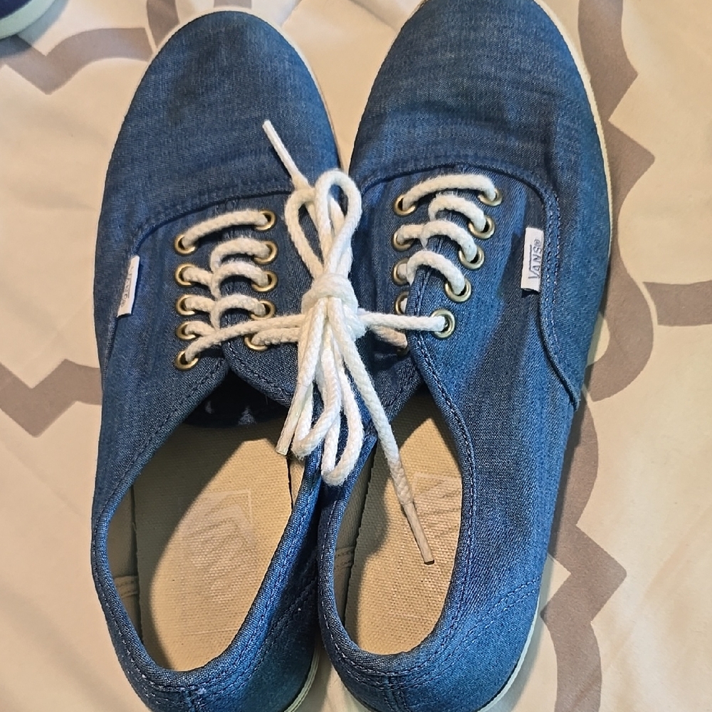 Vans Denim Blue Lace-Up Shoes